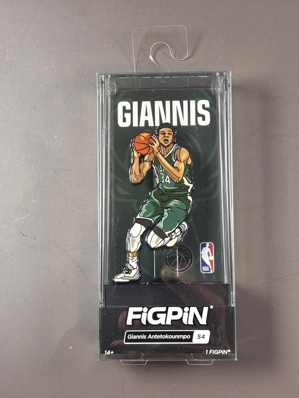 FiGPiN NBA Giannis Antetokounmpo #S4 Pin Collectible New Limited Edition 3000